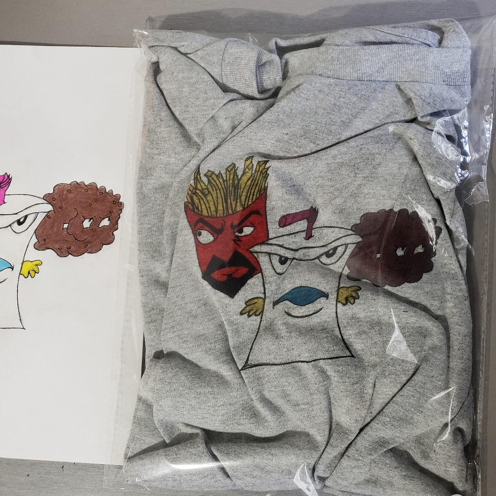 Aqua Teen Hunger Force Graphic Design T-Shirt